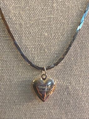 Classic Silver Heart Locket Necklace